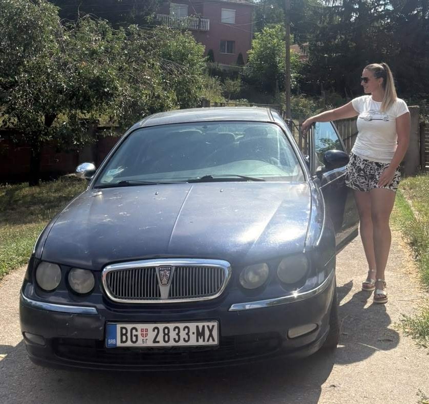 Belgrade classic car tour moment