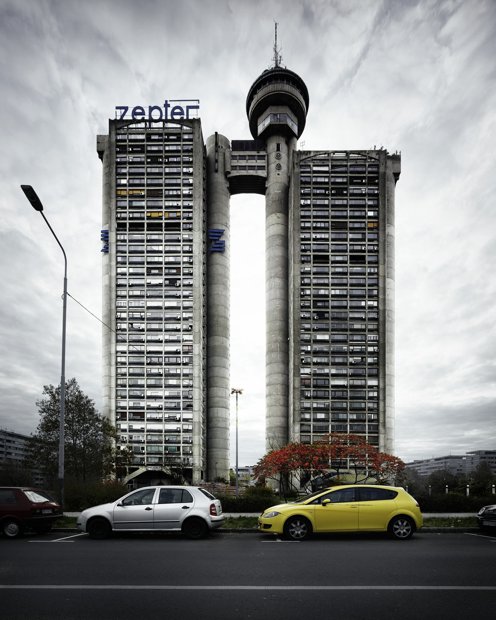 New Belgrade brutalist architecture